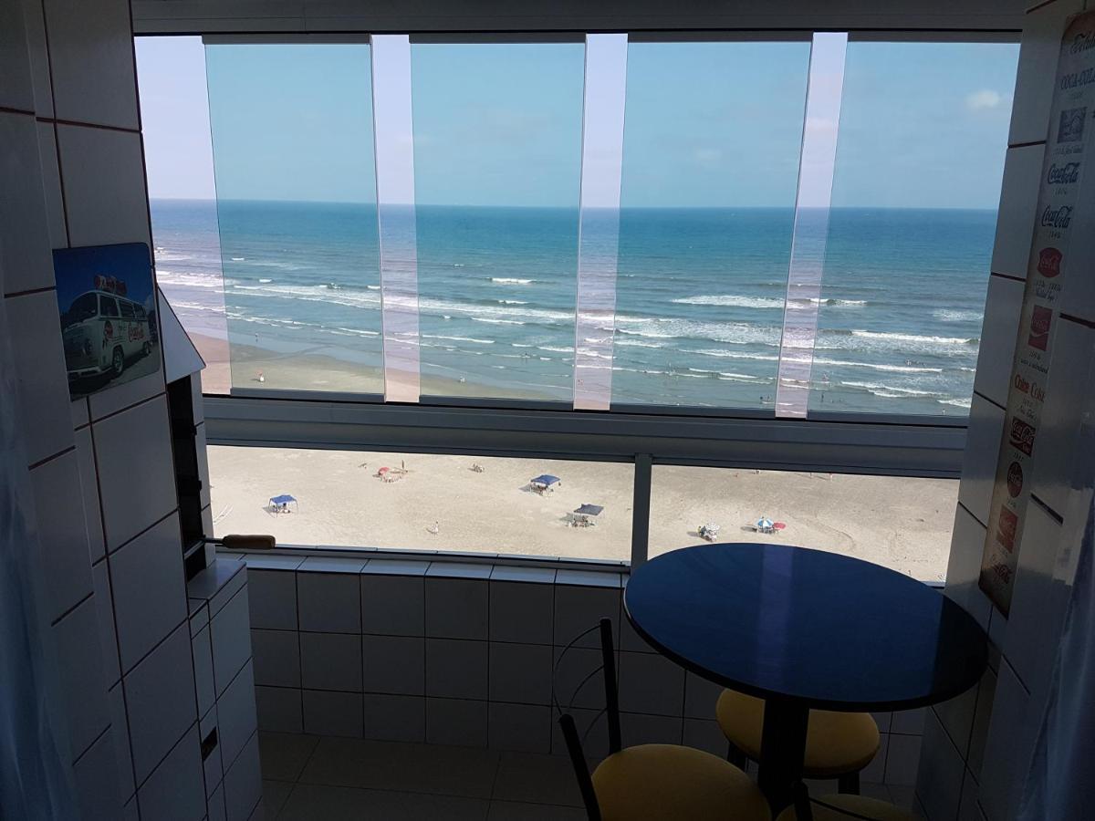 Pedacinho do céu - Frente ao Mar +Varanda Gourmet Praia Grande  Exterior foto