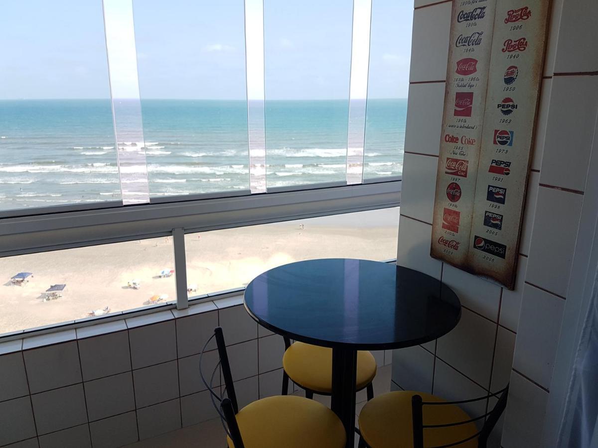 Pedacinho do céu - Frente ao Mar +Varanda Gourmet Praia Grande  Exterior foto