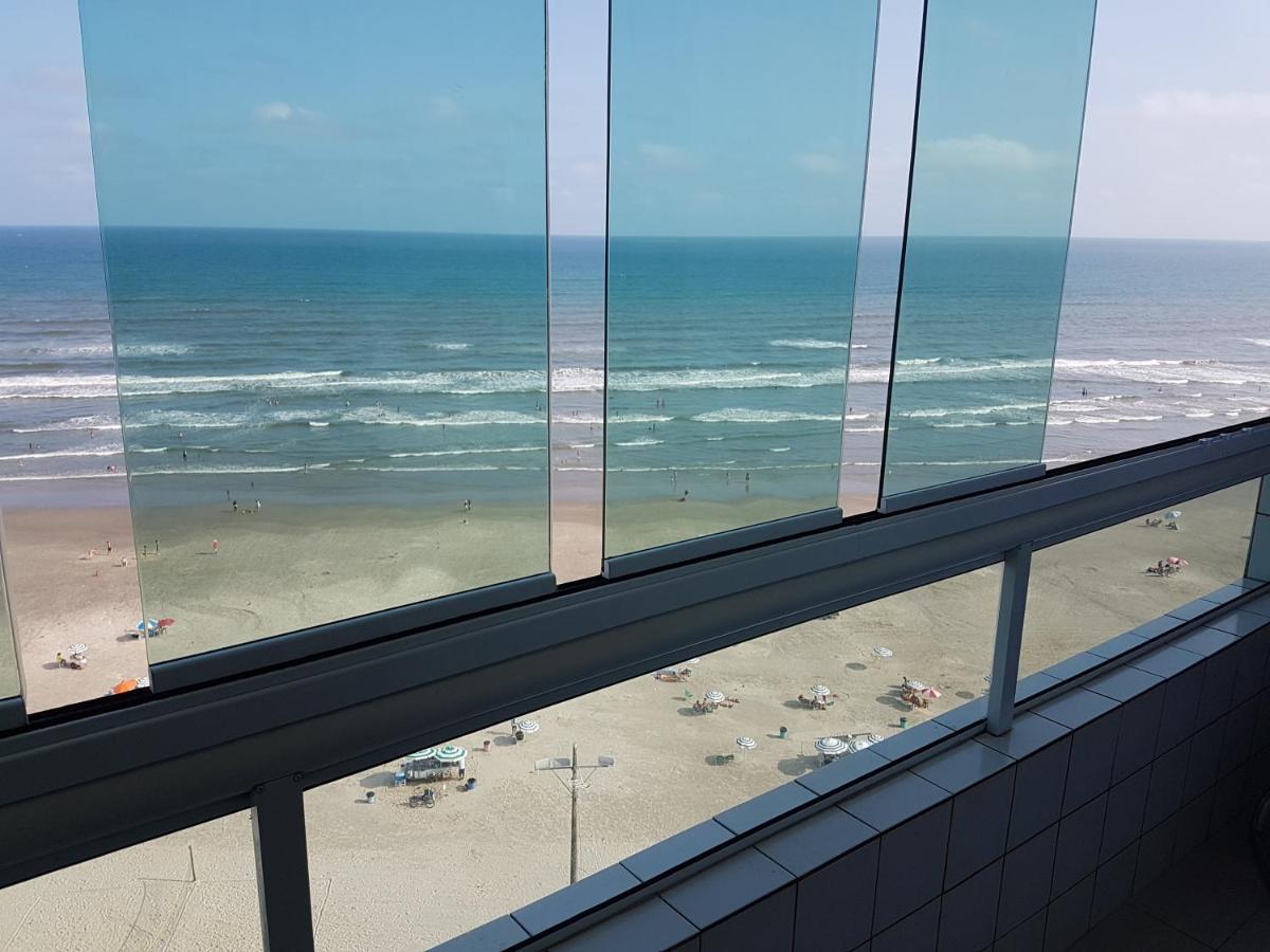 Pedacinho do céu - Frente ao Mar +Varanda Gourmet Praia Grande  Exterior foto